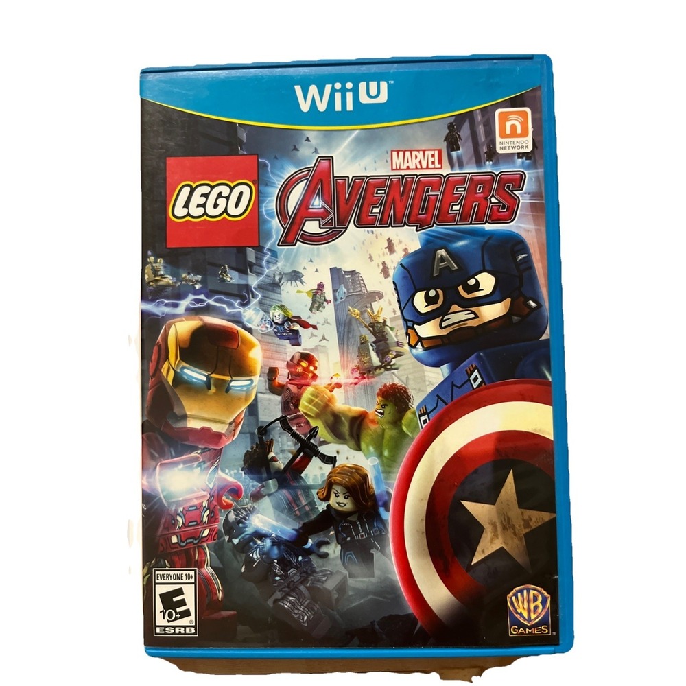 LEGO Marvel's Avengers (Nintendo Wii‎ U, 2016) CIB Captain America Hulk Iron Man